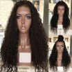 Kinky Curly Lace Front Wigs for Black Women Glueless Brazilian Human Hair Lace Front Wig With Baby Hair 10-24 Inch