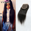 Brazilian Silk Closure Straight 44 Human Hair Virgin Brazilian Lace Closure Cheap Lace Closure YYONG Hair Products Best Quality