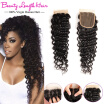 brazilian virgin hair closure deep wave braziian human hair lace closure cheap 44 lace closure beauty length hair