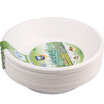 Clean energy 7 inch disposable shallow paper bowl 40 only can be degraded waterproof&oil for microwave oven JN-0228