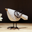 Arts&Crafts White Ceramics Birds Home Modern Simple Living Room Animal Decoration - Braun Decoration