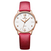 According to wave EBOHR watch colorful series of fashion red leather belt mechanical watch 36080243