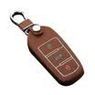 Huasheng popular key ring luminous smart three-button black MAGOTAN Passat Volkswagen CC leather key case special car key chain