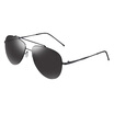 Parsons PARZIN classic couple toad lens metal frame driving sunglasses male 8155 silver frame reflective film lake blue