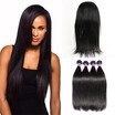 Pre Plucked 360 Lace Frontal With Bundles Straight Peruvian Virgin Hair 3 Bundles With 360 Frontal Band Lace Closure Human Hair