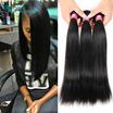 3 Bundles Mink Brazilian Virgin Hair Straight Brazilian Hair Weave Bundles 7A Grade Virgin Brazilian Straight Human Hair Weave