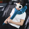 CarSetCity Car Headrest Support Inflatable Pillow Car With Office Neck Pillow U-Pillow CS-83084 Gray