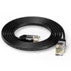 Win shengwei telephone line 4-core multi-strand flat 6P4C 3 m black finished with crystal head RJ11 plane cable TC-1030A