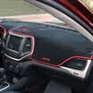 Huashi free light dark pad 16-17 red edge jeep instrument panel sunscreen dustproof insulation pad special modification