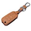 Huashi Chery Key Bag Folding Three Keys Brown Tiggo 5 Tiggo 3 Tiggo 7E3E5 Ai Ruize 3 Ai Ruize 7 Special Car Leather Key Case Refit Keychain Accessories