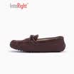 INTERIGHT couple shoes casual shoes flat shoes driving shoes peas shoes brown 250 yards