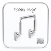 Happy Plugs Earbud Deluxe Edt earbuds fashion music headphones Apple Android wired control phone headset Nordic design Swedish luxury luxury brand silver