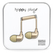Happy Plugs in-Ear Matte Deluxe Edt In-Ear Headphones Music Headphones Apple Android Earphones Nordic Design Swedish Lightweight Tide Brand Champagne Gold