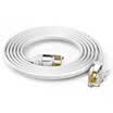 Win shengwei telephone line 4-core indoor plane multi-strand flat 10 m white 6P4C pure copper finished RJ11 cable TC-1100B