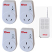 With the TOWE WS161 D-4 high-power wireless remote control socket 220V four-way intelligent switch plug-in board 3500W through the wall