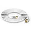 Win shengwei telephone line 4-core machine multi-strand flat 20 meters white 6P4C voice jumper finished RJ11 extension cord TC-1200B