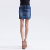 Pierre cardin pierre cardin 845304 female 2016 spring&summer new fashion wild commuter denim skirt dark blue 27 yards