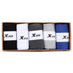 XTEP men socks spring&summer socks men breathable sports socks elastic socks 5 pairs of mixed goods 883339559009 5 color all