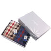 Gold towel two sets of home textile&cotton towel gift box business buy insurance package blue brown 95g Article 72 34cm