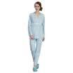 Pui Kiss Mimi Maids Pregnant Women V-Neck Lace Pajamas Home Service Sugar Set B7071 Blue 175 XXL Code