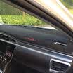 Hua ornaments Toyota Corolla light pad 07-13 black side instrument panel sunscreen pad shade modification