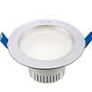 NVC NVC LED Downlight Ceiling Light Silver 3 Watt Warm Yellow 3000K Hole 75-85 cm
