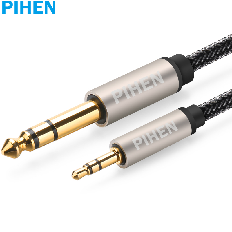 PIHEN PH-YPX042 35 to 65 audio cable 35mm to 65mm public on the public computer audio audio cable 635 power amplifier plug 1 meter
