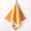 Gold towel home textile cotton towel small towel baby handkerchief square towel soft absorbent cartoon cute red 31 31cm