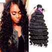 Free Shipping 1226 Peruvian Deep Wave Virgin Hair One Bundle 7A Grade Peruvian Deep Curly Virgin Hair 3335OZ Perbundle