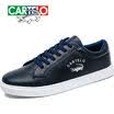 CARTELO mens breathable low lace-up sports shoes