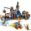Enlightenment ENLIGHTEN Puzzle Assembled Building Blocks Children&39s Toys New Glory Series World of Warcraft Castle Knight War Attack Blacksmith Shop