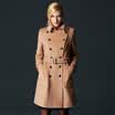 Cinderella Marc Rebecca British wind double-breasted wool jacket in the long section 56014B beige S
