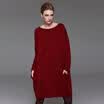 Marc Rebecca Korean Fashion Loose Knit Dress 45461E Dark Green L