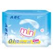 ABC KMS cotton soft series fresh suction cotton soft surface pad 163mm 22 piece KMS formula old&new packaging random delivery