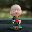 Molong creative car safety&safety ornaments car accessories car car decoration car car decoration supplies head cute little monk calm
