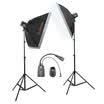 Jinbei CALER EII250 dual lamp suit studio flashlight studio soft light box suit camera equipment photographic equipment