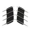 Huashi car stickers shark gills outlet decorative stickers a pair of loaded shark gills simulation outlet stickers car modification supplies exterior car sticke
