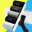 Palando socks mens casual cotton socks four seasons mens business simple solid color tube mens socks comfortable breathable cotton socks 5 pairs of code