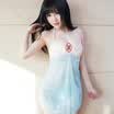 Cat cat cupidcat sexy lingerie lace hollow lace pajamas sleepwear Bohemian style two-piece red
