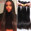 Cy May Hair 4pcs Indian Straight Virgin Hair 4 Bundles Raw Indian Straight Virgin Hair 4 Bundles Russian Virgin Hair Weaves