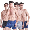BXMAN men&39s underwear men&39s flat pants cotton knitted loose underwear Arro trousers to increase the size of four pants business printing 4 180XL