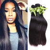 Top Quality Brazilian Virgin Hair Straight 3 pcs 7A Virgin Brazilian Straight Hair Bundles Cheap Brazilian Human Hair Weaves