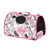 Hanhan Park pet pack out of the portable dog bag space bag cat package Teddy space warehouse cat cage out package bag pet package large 50 28 28cm recommended 8KG inside the pet