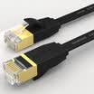 Shanze SAMZHE 6250PHS six flat cable network oxygen-free copper Gigabit gold-plated metal head high-speed computer network cable cat6 class ultra-thin black 25 meters