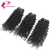 Udainty 8A Brazilian Virgin Human Hair Deep Curl Bundles 100 Unprocessed Virgin Human Hair Weaving 3 Bundles Machine Double Weft