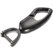 Zobo Car Keychain Simple Key Ring Security Door Key with ZB-908A Black Ice Car Ornament Gift Birthday Gift