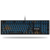 Dareu 108Key Alloy Gaming Mechanical Keyboard Cherry Axis Single BacklitBlue Axis