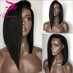 150 Density Pre Plucked Bob Lace Front Wigs With Baby Hair 9A Brazilian Virgin Human Hair Wigs For Black Women