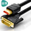 Shanze SAMZHE HDMI to DVI cable DVI to HDMI cable high-definition two-way laptop computer projector video conversion line DH-8080 8 meters