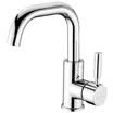 BSITN Boston grifo de lavabo de baño núcleo de cobre caliente y fría giratorio de un solo agujero grifo baño vanidad mueble de baño mezclador B8027